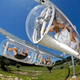 Illustration for article titled The Unholy Love Child of Bicycle and Monorail Could Revolutionize Your Commute